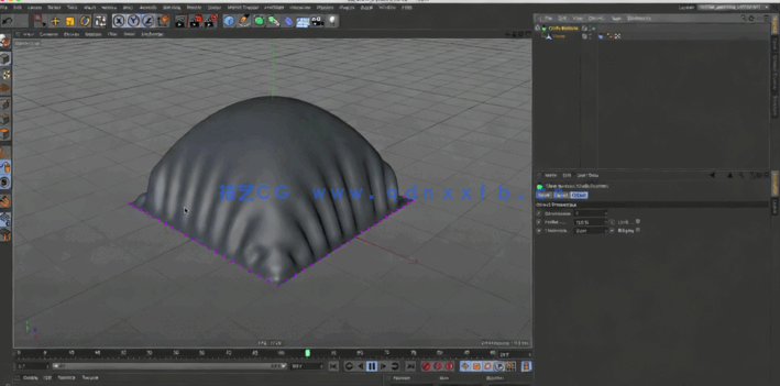 Cinema 4D中Fields触发动画技术视频教程(图4) Cinema 4D中Fields触发动画技术视频教程(图4)