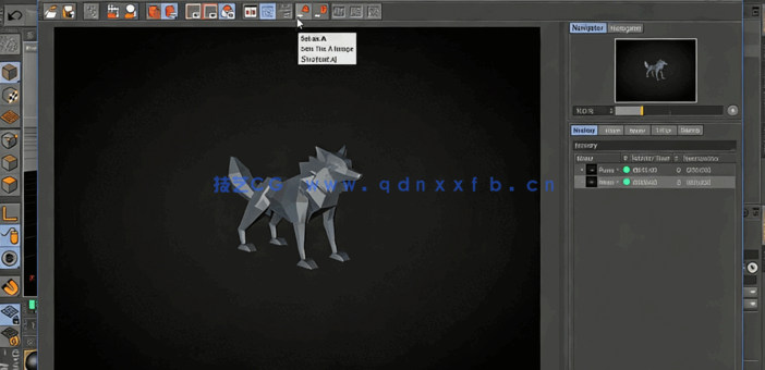 Cinema 4D低聚狐狸模型实例制作视频教程(图2) Cinema 4D低聚狐狸模型实例制作视频教程(图2)