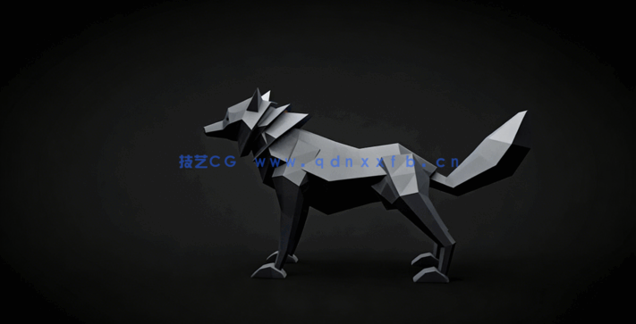 Cinema 4D低聚狐狸模型实例制作视频教程(图3) Cinema 4D低聚狐狸模型实例制作视频教程(图3)