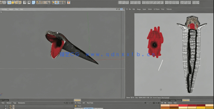 影片哈利·波特中的蟒蛇C4D制作视频教程(图2) 影片哈利·波特中的蟒蛇C4D制作视频教程(图2)