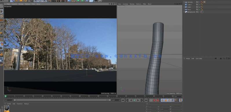 C4D汽车碰撞爆炸特效实例制作视频教程第一季(图1)
