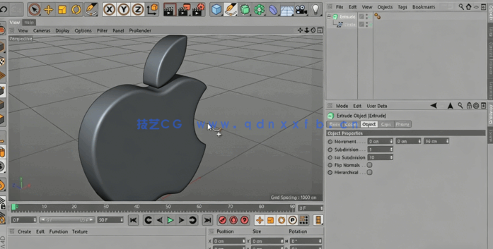 C4D样条线建模技术基础训练视频教程 (图4) C4D样条线建模技术基础训练视频教程 (图4)