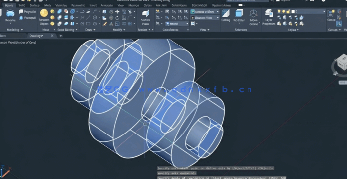 AutoCAD 2021中2D与3D专业设计训练视频教程(图2) AutoCAD 2021中2D与3D专业设计训练视频教程(图2)