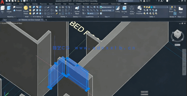 AutoCAD 2021中2D与3D专业设计训练视频教程(图3) AutoCAD 2021中2D与3D专业设计训练视频教程(图3)