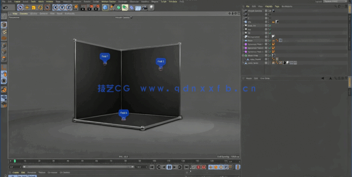 C4D贴图材质顶点映射技术视频教程 (图2)