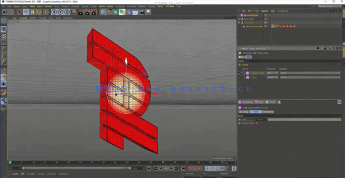 C4D贴图材质顶点映射技术视频教程 (图3)