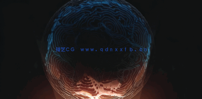 Cinema 4D中FUI虚拟动态图像制作视频教程 (图4) Cinema 4D中FUI虚拟动态图像制作视频教程 (图4)