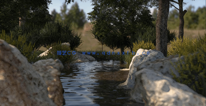 C4D超逼真小型环境场景实例制作视频教程(图3)