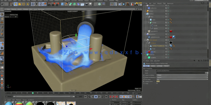C4D中X-Particles粒子插件核心技能指南视频教程(图2) C4D中X-Particles粒子插件核心技能指南视频教程(图2)