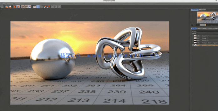 中文字幕 阿诺德渲染器全面基础案例C4D视频教程(图1) 中文字幕 阿诺德渲染器全面基础案例C4D视频教程(图1)