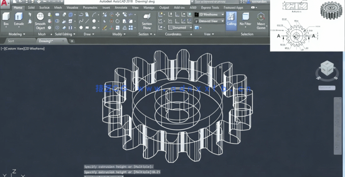 AUTOCAD 2D与3D图纸实际项目训练视频教程(图4) AUTOCAD 2D与3D图纸实际项目训练视频教程(图4)