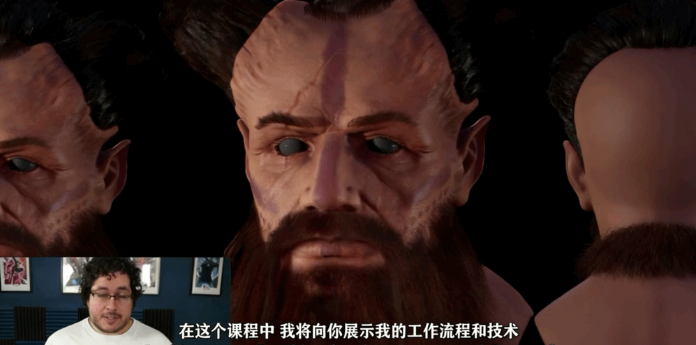 Maya游戏角色逼真头发完整制作工作流程视频教程(图1) Maya游戏角色逼真头发完整制作工作流程视频教程(图1)