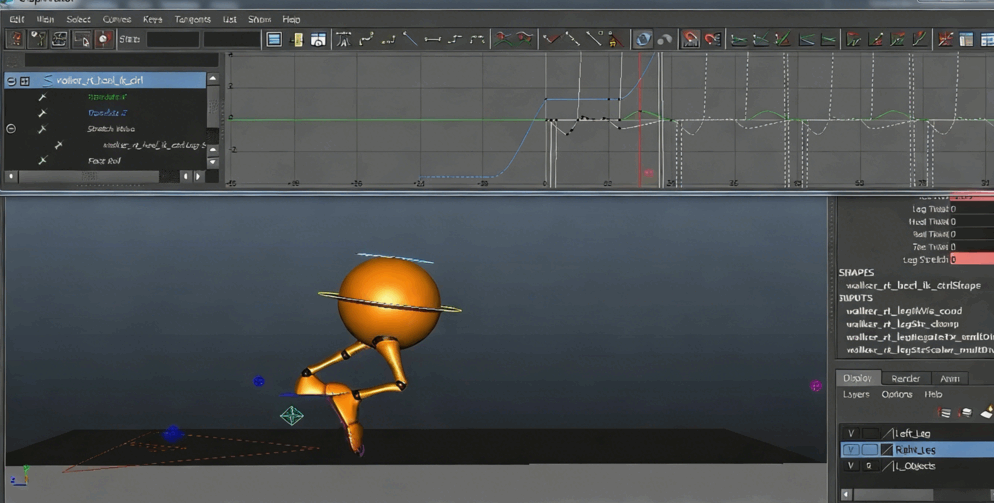 Maya人物角色分层动画大师级课程视频教程(图5) Maya人物角色分层动画大师级课程视频教程(图4)