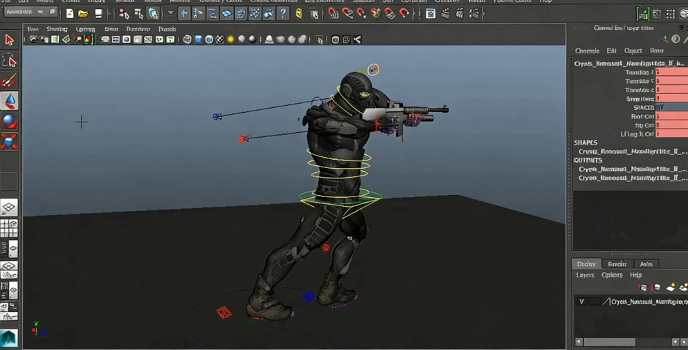 Maya人物角色分层动画大师级课程视频教程(图7) Maya人物角色分层动画大师级课程视频教程(图6)