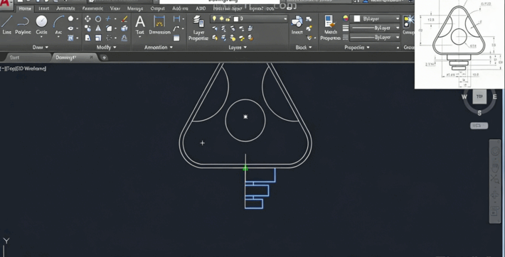 AutoCAD中2D与3D绘制图制实例训练视频教程(图2)
