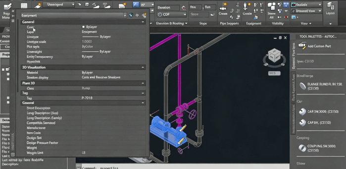 AutoCAD Plant 3D基础核心训练视频教程之项目管理(图2) AutoCAD Plant 3D基础核心训练视频教程之项目管理(图2)