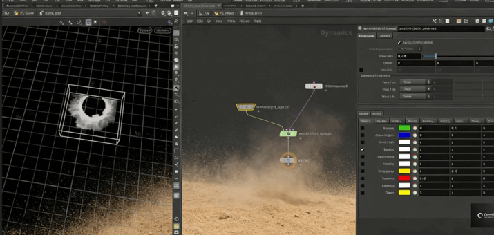 Houdini直升机旋翼扬尘特效制作视频教程(图3) Houdini直升机旋翼扬尘特效制作视频教程(图3)