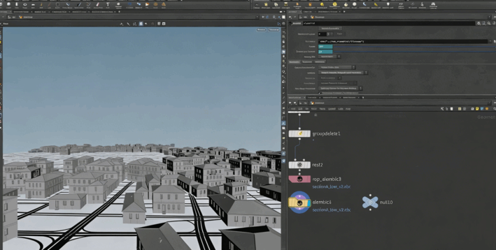 Houdini大型城市完整制作工作流程视频教程(图3) Houdini大型城市完整制作工作流程视频教程(图3)