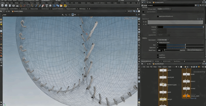Houdini程序化建模基础入门训练视频教程(图4) Houdini程序化建模基础入门训练视频教程(图4)