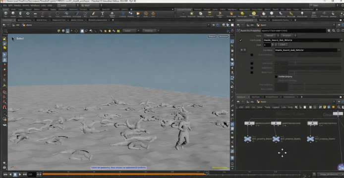 Houdini动态人群模拟核心技术训练视频教程(图6) Houdini动态人群模拟核心技术训练视频教程(图6)