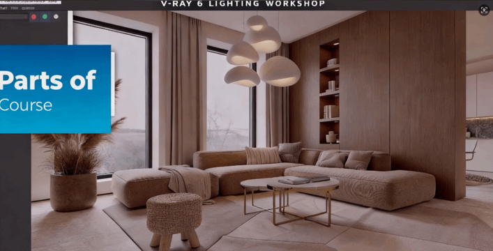 V-Ray 6渲染引擎中灯光技术系统化训练视频教程(图2) V-Ray 6渲染引擎中灯光技术系统化训练视频教程(图2)