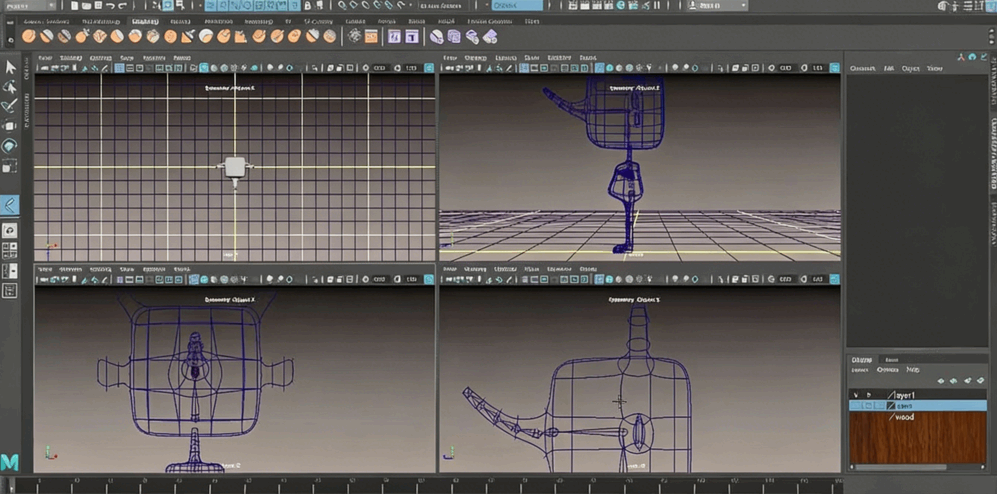 Maya 3D卡通人物角色设计训练视频教程(图4) Maya 3D卡通人物角色设计训练视频教程(图4)