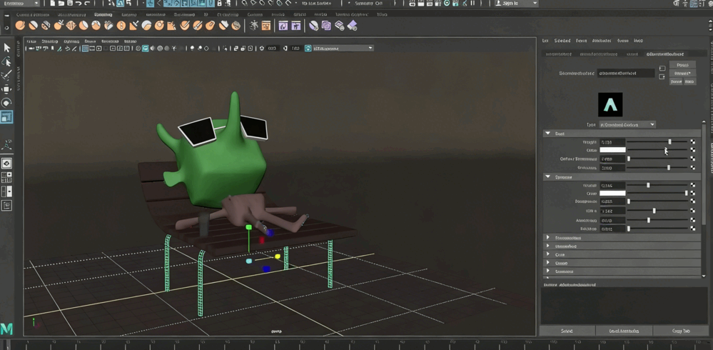 Maya 3D卡通人物角色设计训练视频教程(图6) Maya 3D卡通人物角色设计训练视频教程(图6)