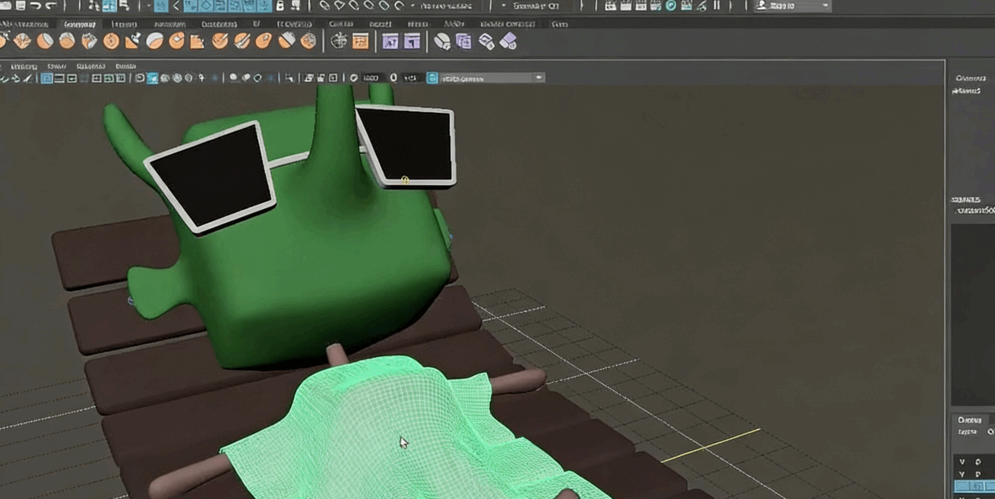Maya 3D卡通人物角色设计训练视频教程(图7) Maya 3D卡通人物角色设计训练视频教程(图7)