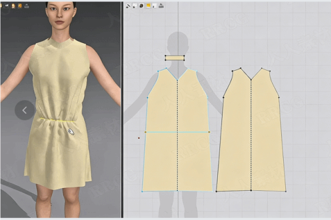 【中文字幕】Marvelous Designer关键核心工具使用(图3) 【中文字幕】Marvelous Designer关键核心工具使用(图3)