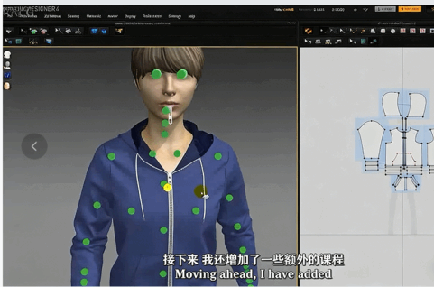 【中文字幕】Marvelous Designer男性衬衫实例制作视频教程(图3) 【中文字幕】Marvelous Designer男性衬衫实例制作视频教程(图3)