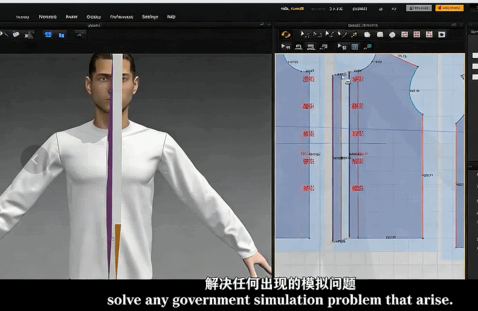 【中文字幕】Marvelous Designer男性衬衫实例制作视频教程(图7) 【中文字幕】Marvelous Designer男性衬衫实例制作视频教程(图7)