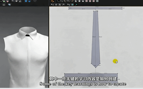 【中文字幕】Marvelous Designer西装三件套衬衫领带燕尾服实例制作视频教(图2) 【中文字幕】Marvelous Designer西装三件套衬衫领带燕尾服实例制作视频教(图2)