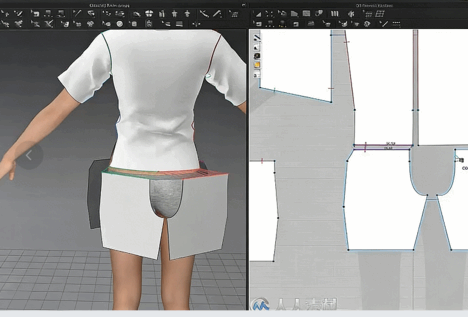 Marvelous Designer与Zbrush女性服装与背包制作视频教程(图1) Marvelous Designer与Zbrush女性服装与背包制作视频教程(图1)