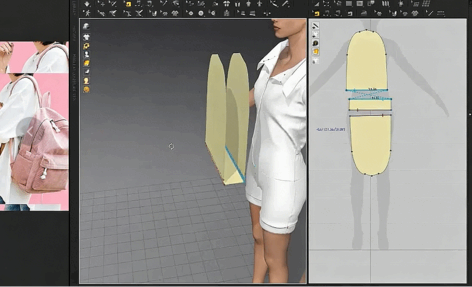 Marvelous Designer与Zbrush女性服装与背包制作视频教程(图5) Marvelous Designer与Zbrush女性服装与背包制作视频教程(图5)
