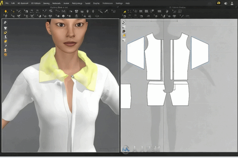 Marvelous Designer与Zbrush女性服装与背包制作视频教程(图6) Marvelous Designer与Zbrush女性服装与背包制作视频教程(图6)