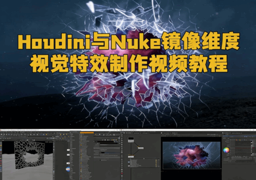 Houdini与Nuke镜像维度视觉特效制作视频教程(图1) Houdini与Nuke镜像维度视觉特效制作视频教程(图1)