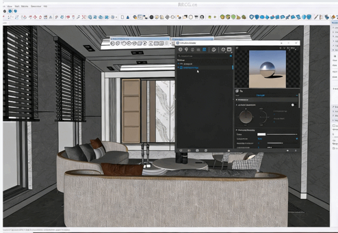 【中文字幕】SketchUp与V-Ray 7逼真室内渲染技术视频教程(图4) 【中文字幕】SketchUp与V-Ray 7逼真室内渲染技术视频教程(图4)