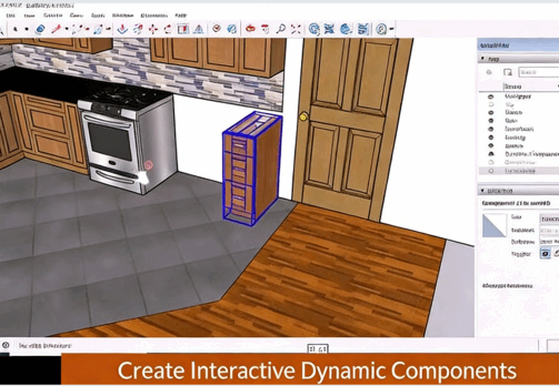 SketchUp Pro厨房设计技能训练视频教程(图4) SketchUp Pro厨房设计技能训练视频教程(图4)