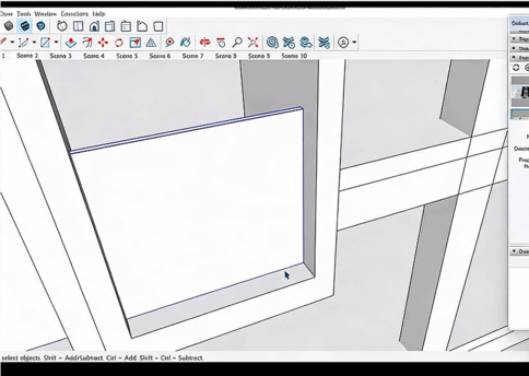 SketchUp建筑外立面建模设计训练视频教程(图1) SketchUp建筑外立面建模设计训练视频教程(图1)