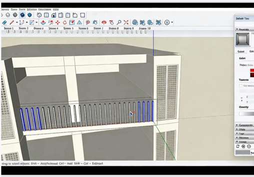 SketchUp建筑外立面建模设计训练视频教程(图2) SketchUp建筑外立面建模设计训练视频教程(图2)