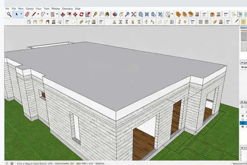SketchUp房屋建造建筑师基础技能训练视频教程(图6) SketchUp房屋建造建筑师基础技能训练视频教程(图6)