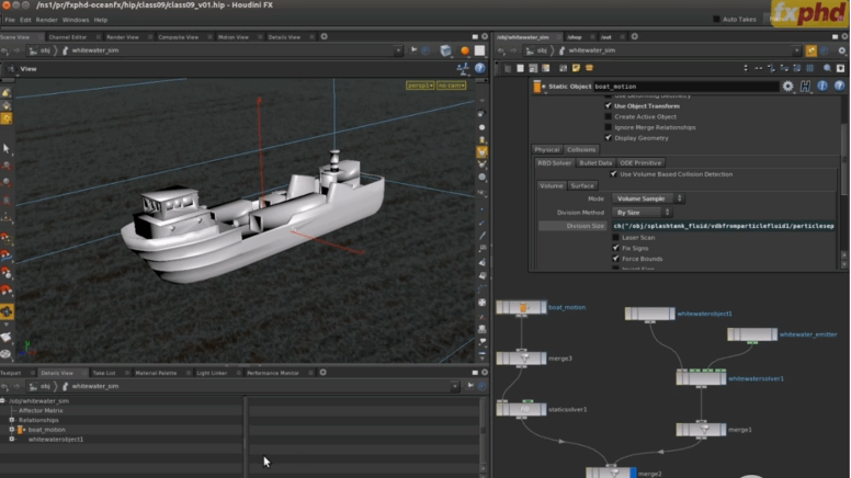 Houdini海洋CG特效镜头实例制作视频教程(图3) Houdini海洋CG特效镜头实例制作视频教程(图3)