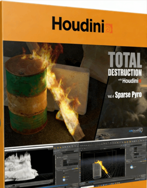 Houdini破坏与火焰视觉特效制作视频教程(图1) Houdini破坏与火焰视觉特效制作视频教程(图1)