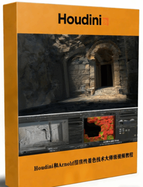 Houdini和Arnold程序性着色技术大师级视频教程(图1) Houdini和Arnold程序性着色技术大师级视频教程(图1)
