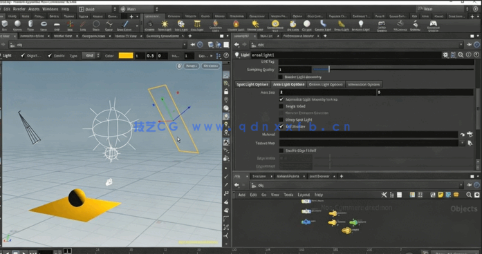 Houdini视觉特效VFX灯光渲染技术视频教程(图3) Houdini视觉特效VFX灯光渲染技术视频教程(图3)