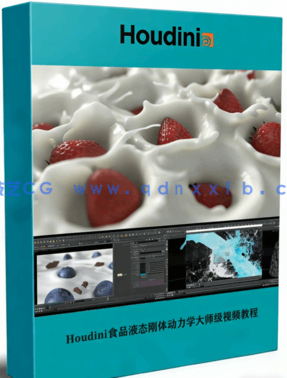 Houdini食品液态刚体动力学大师级视频教程 (图1) Houdini食品液态刚体动力学大师级视频教程 (图1)