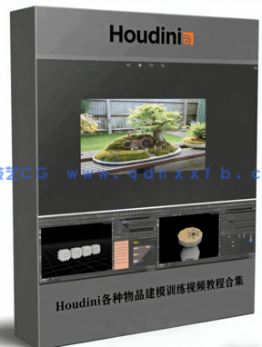 Houdini各种物品建模训练视频教程合集 (图1) Houdini各种物品建模训练视频教程合集 (图1)