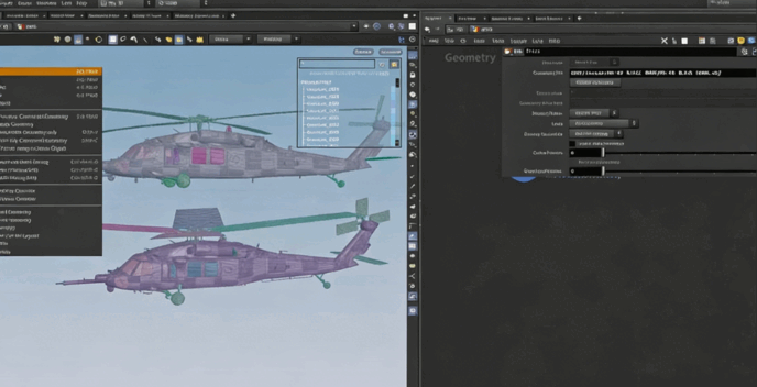 Houdini直升机模拟着陆程序性动画制作流程视频教程(图2) Houdini直升机模拟着陆程序性动画制作流程视频教程(图2)
