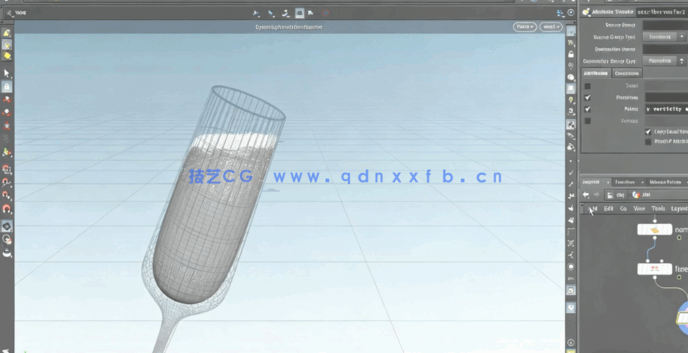 Houdini创建泡沫起泡液体初学者研讨会视频教程 (图5) Houdini创建泡沫起泡液体初学者研讨会视频教程 (图5)