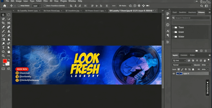Photoshop CC社交媒体横幅广告设计视频教程(图4) Photoshop CC社交媒体横幅广告设计视频教程(图4)